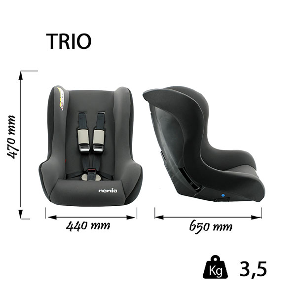 TRIO 0/1/2 (0-25kg)